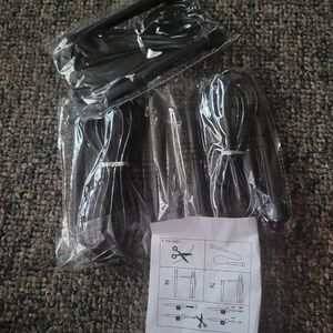Black Jump Rope Set- 3 Pack